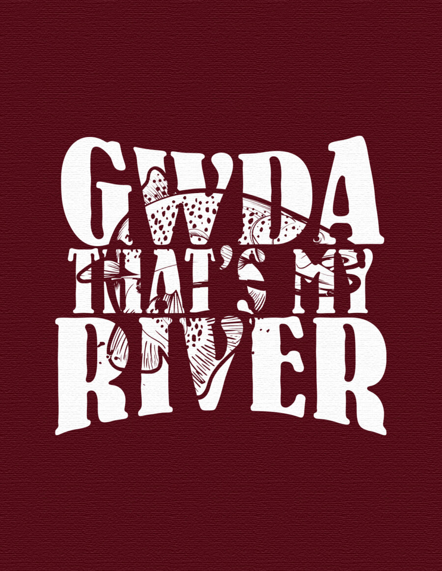 Koszulka damska - gwda that's my river