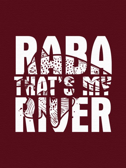 Koszulka męska - raba that's my river