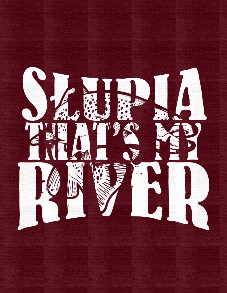 Koszulka męska - słupia that's my river