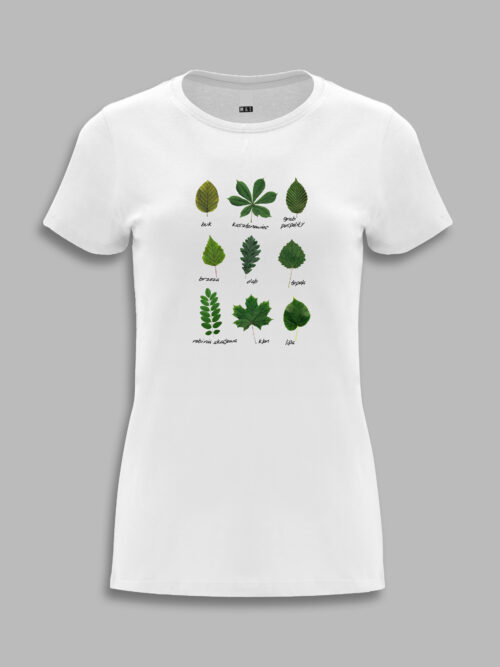 Koszulka damska - liście drzew
