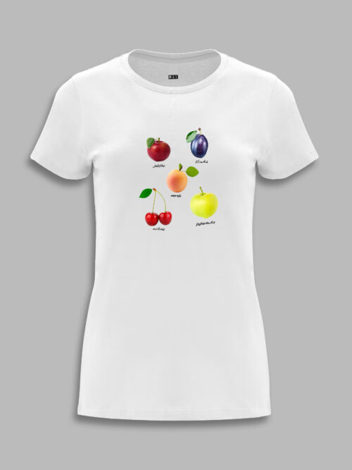 Koszulka damska - owoce polskie