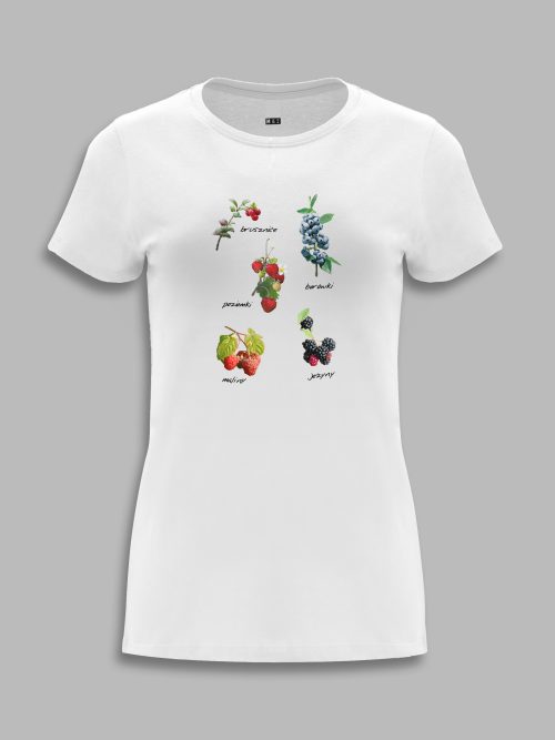 Koszulka damska - owoce leśne