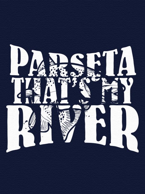 Koszulka męska - parsęta that's my river