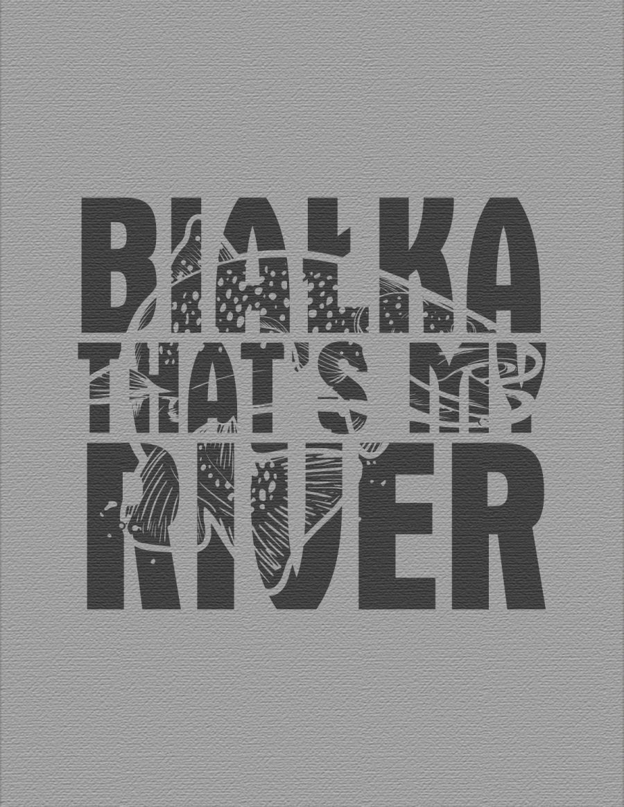 Koszulka damska - białka that's my river