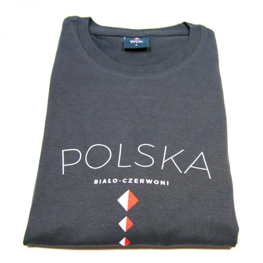 Koszulka damska - polska biało-czerwoni romby