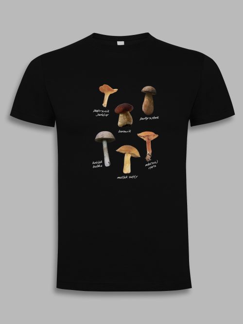 Koszulka męska - grzyby polskie