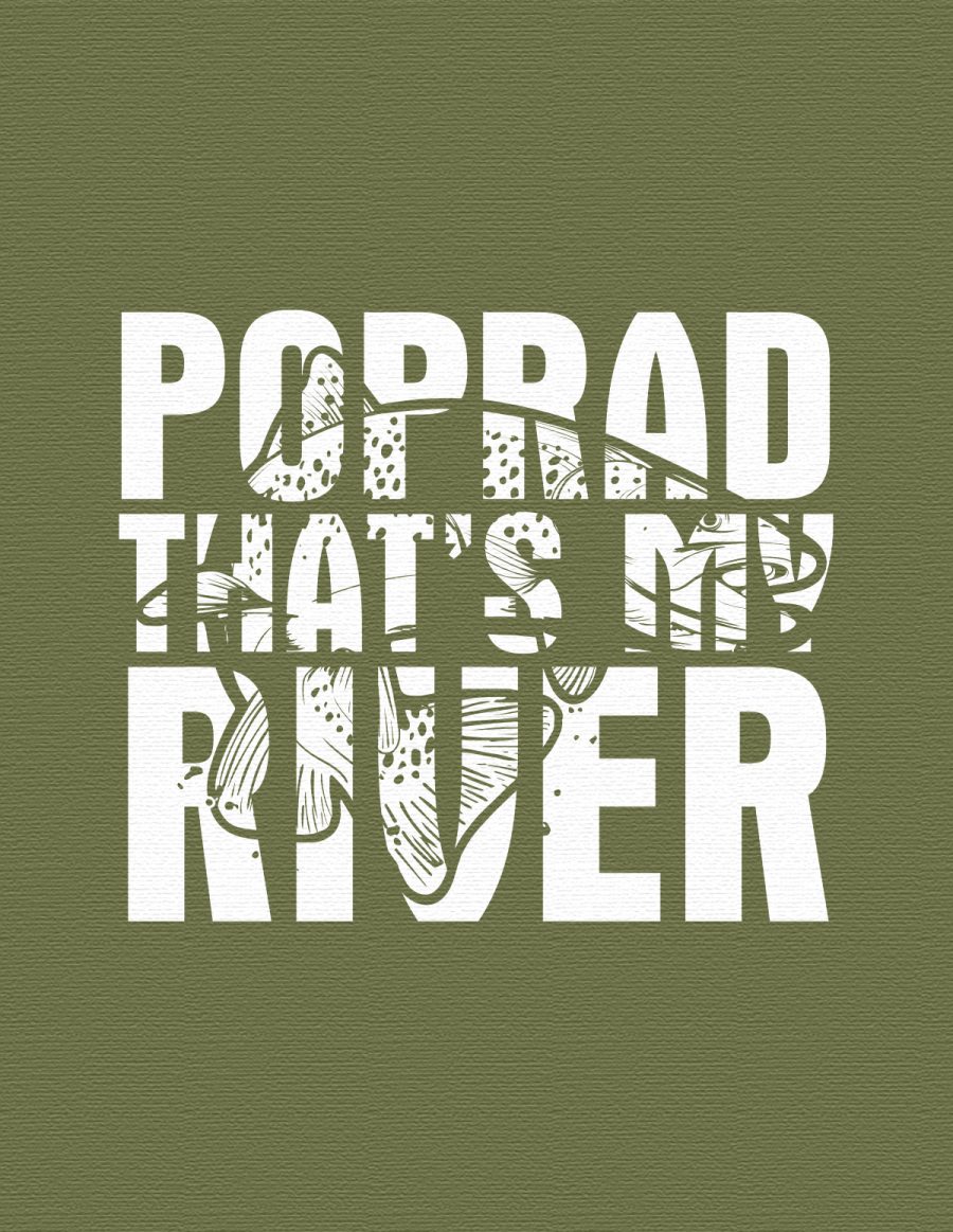 Koszulka męska - poprad that's my river