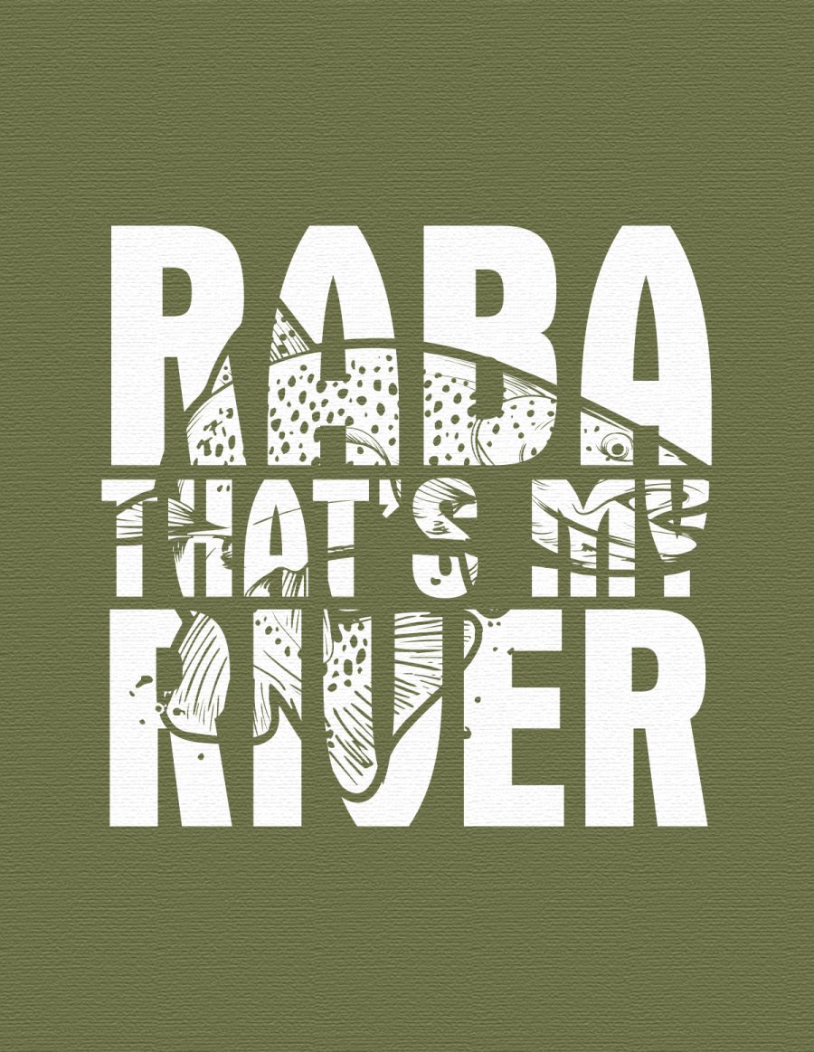 Koszulka męska - raba that's my river