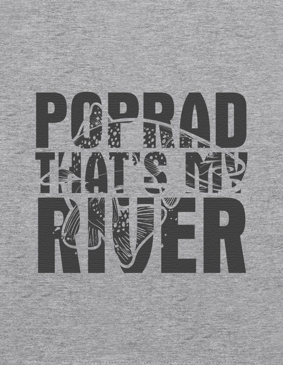 Koszulka męska - poprad that's my river