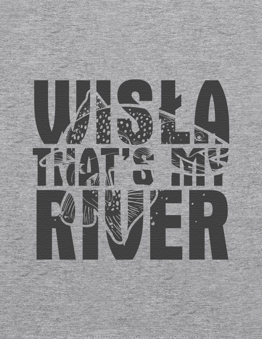 Koszulka męska - wisła that's my river