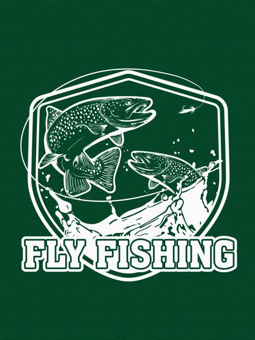 Koszulka męska - fly fishing