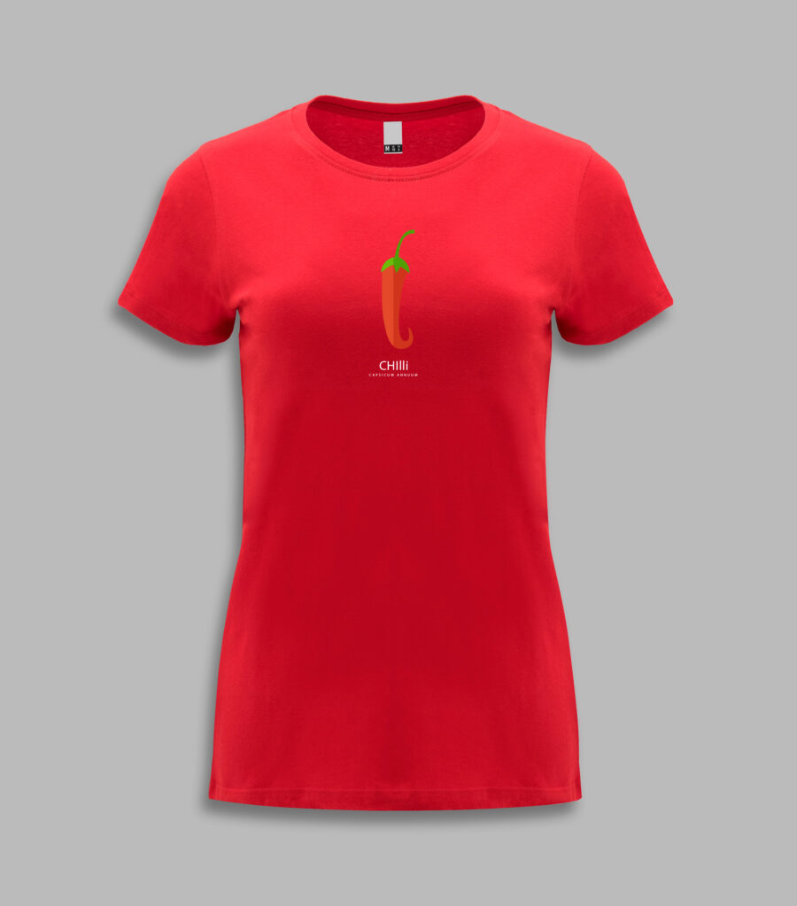 Koszulka damska - chilli