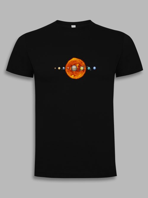 Koszulka męska - układ słoneczny