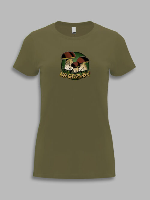 Koszulka damska - na grzyby borowik