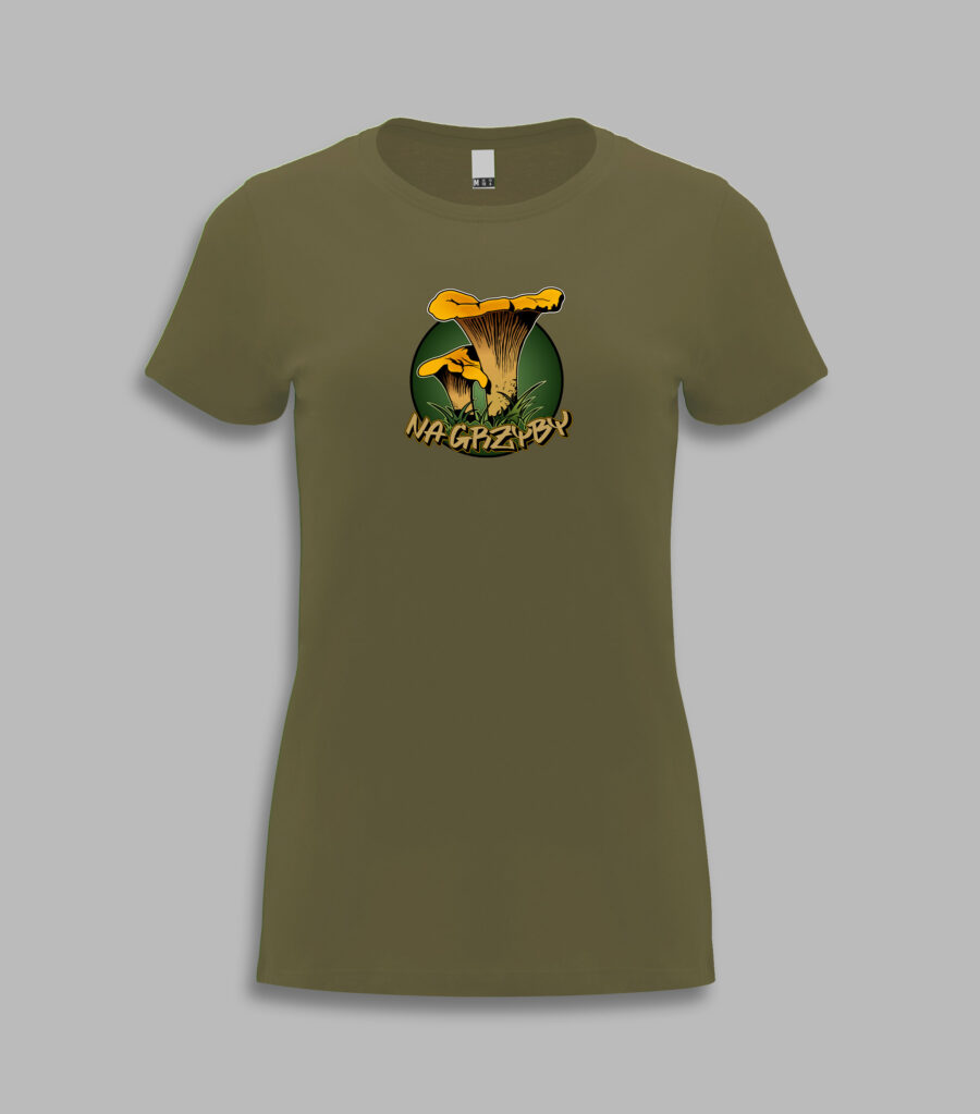 Koszulka damska - na grzyby kurka