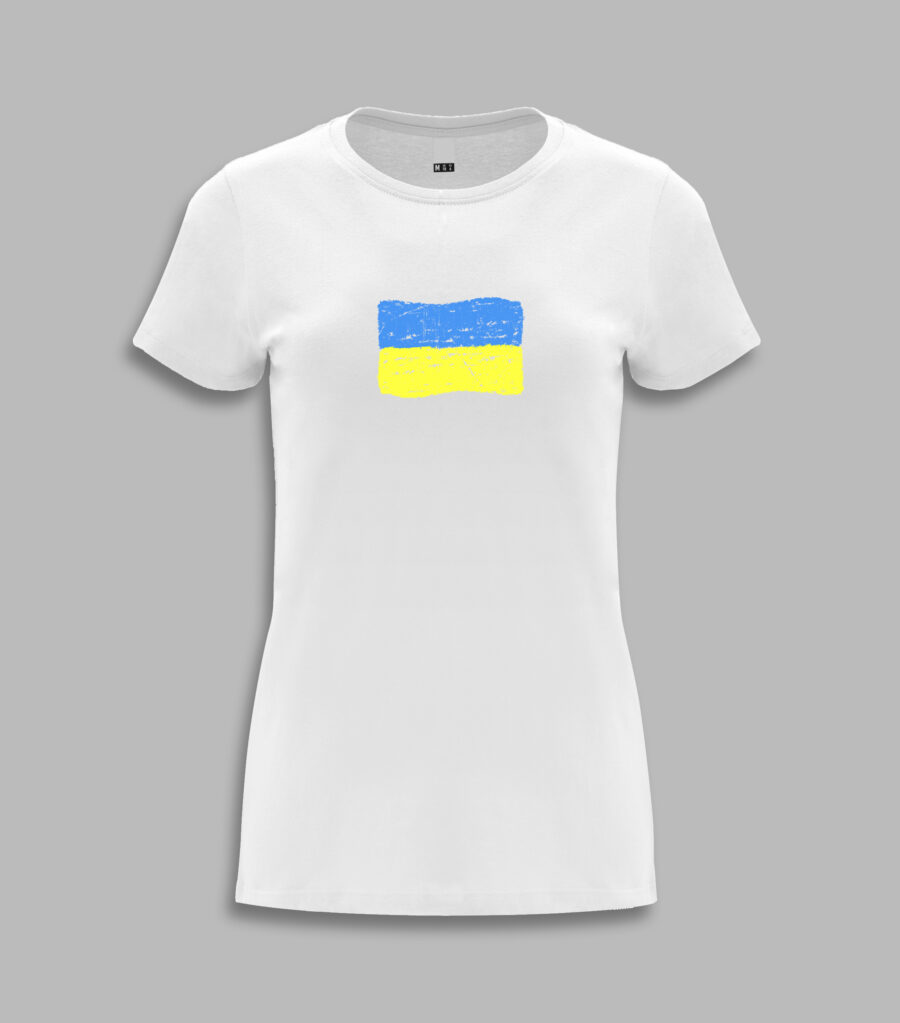 Koszulka damska - ukraina flaga