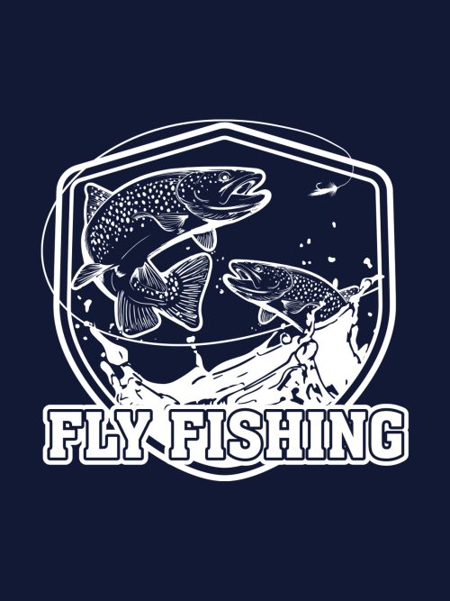 Bluza z kapturem - fly fishing