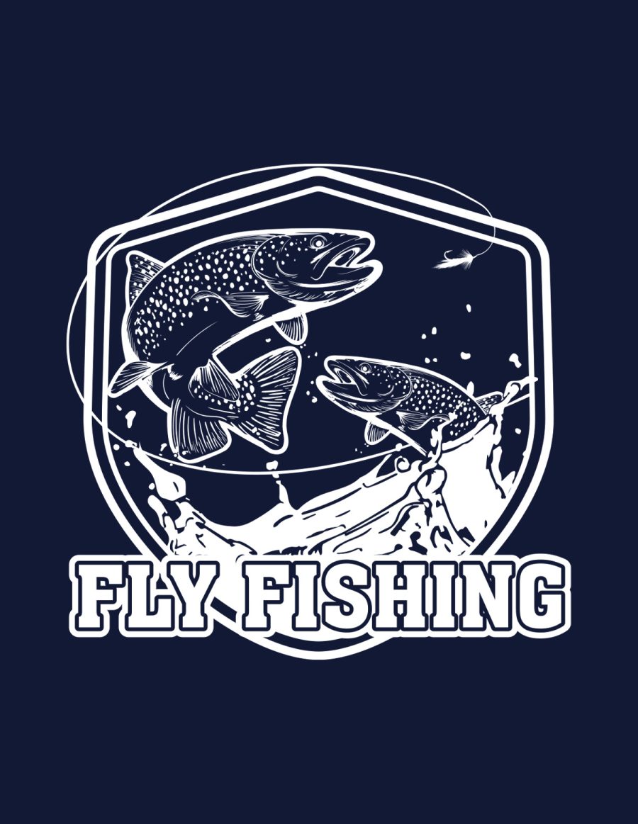 Bluza z kapturem - fly fishing