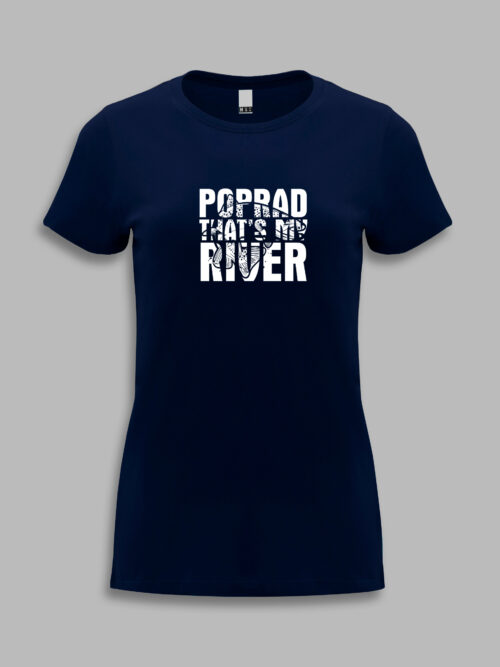 Koszulka damska - poprad that's my river