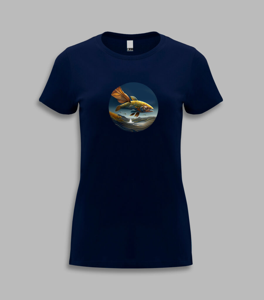 Koszulka damska - latająca ryba