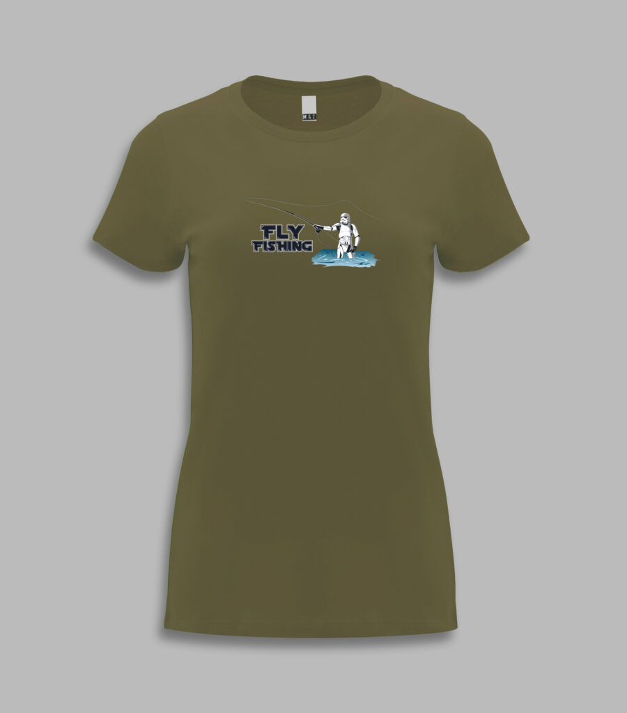 Koszulka damska – szturmowiec na rybach