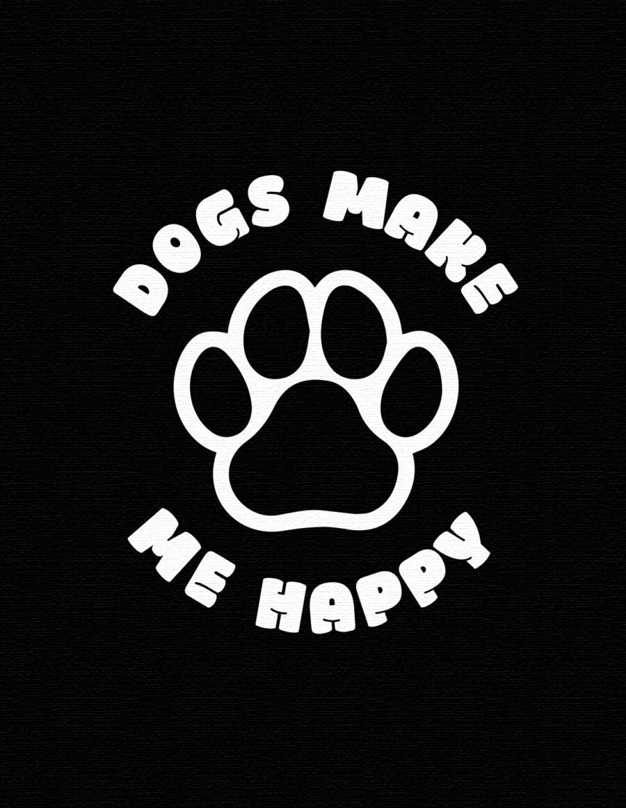 Koszulka damska - dogs make me happy