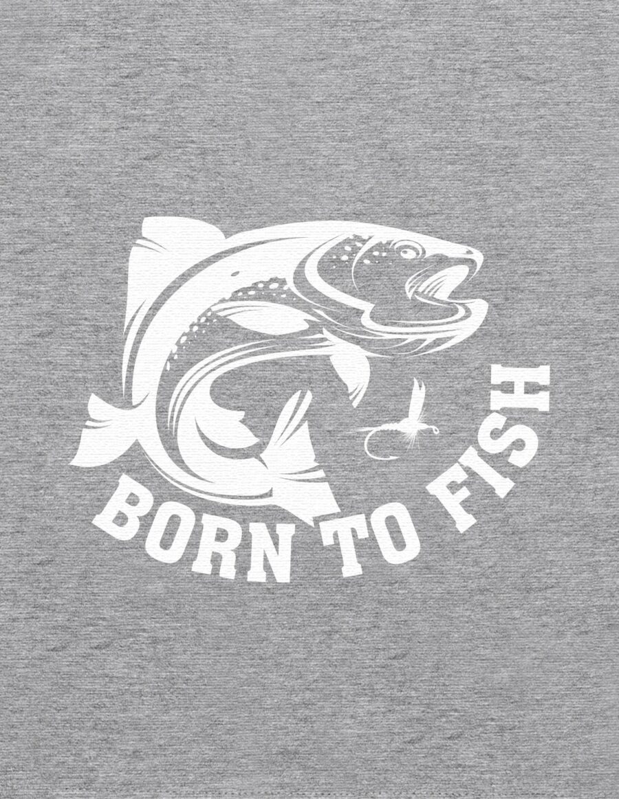 Damska bluza z kapturem – born to fish