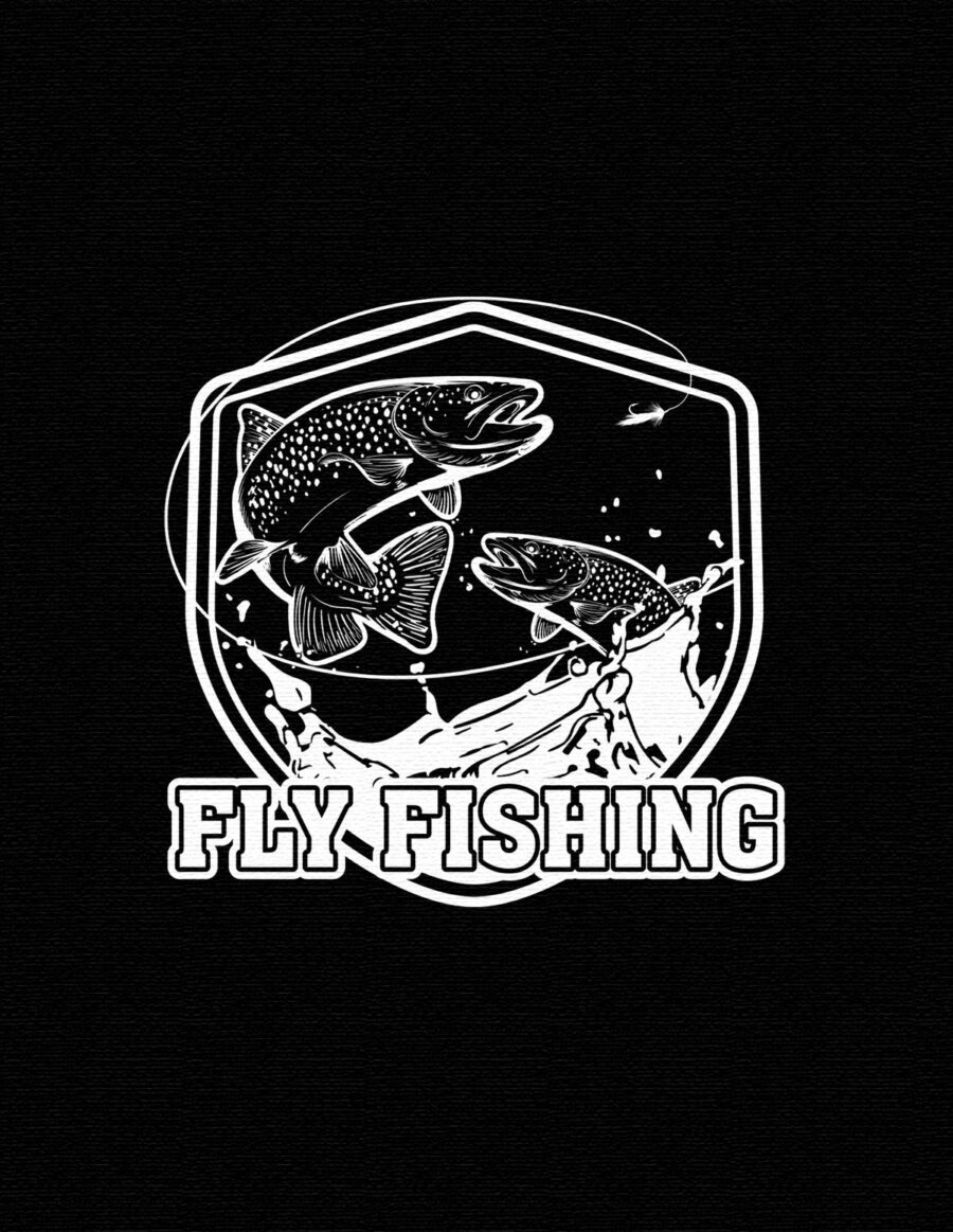 Damska bluza z kapturem – fly fishing herb