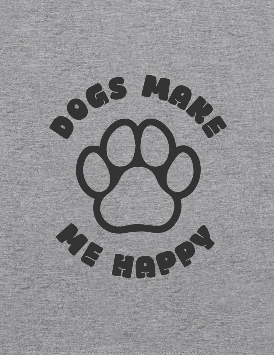 Damska bluza z kapturem – dogs make me happy