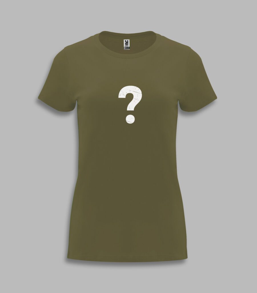 Koszulka damska - znak zapytania