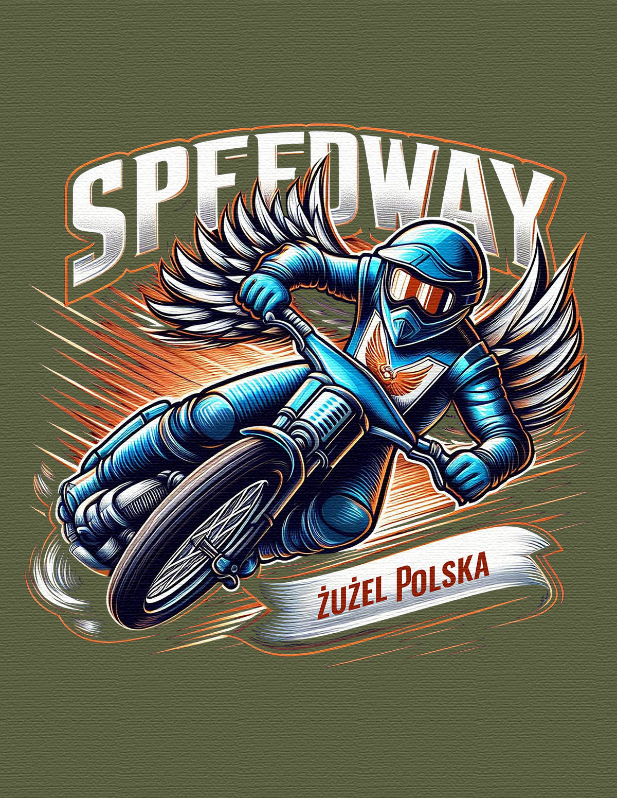 Koszulka męska - speedway żużel polska