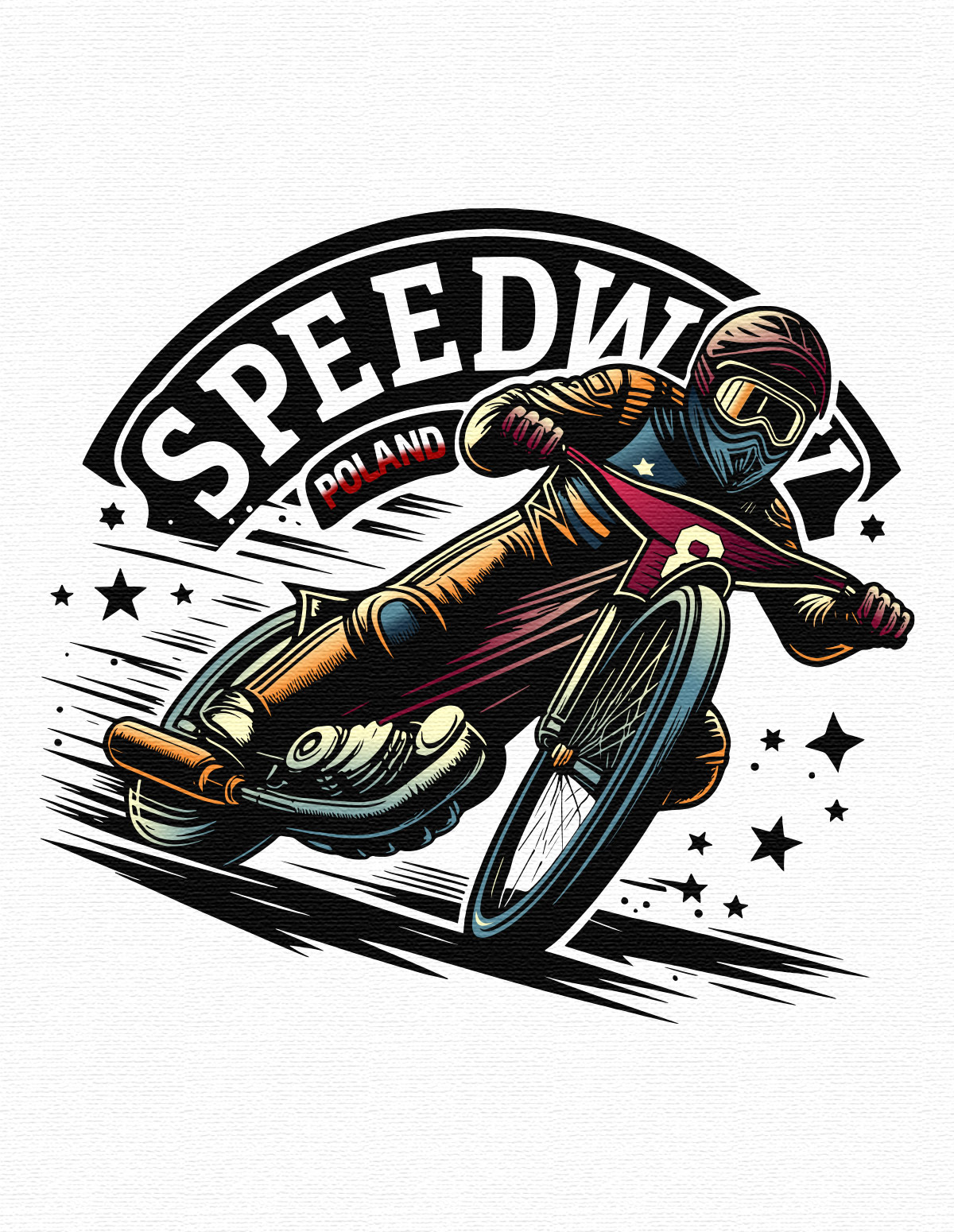 Koszulka męska - speedway poland
