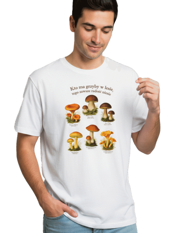 Na grzyby - Koszulki męskie - idealny t-shirt na prezent