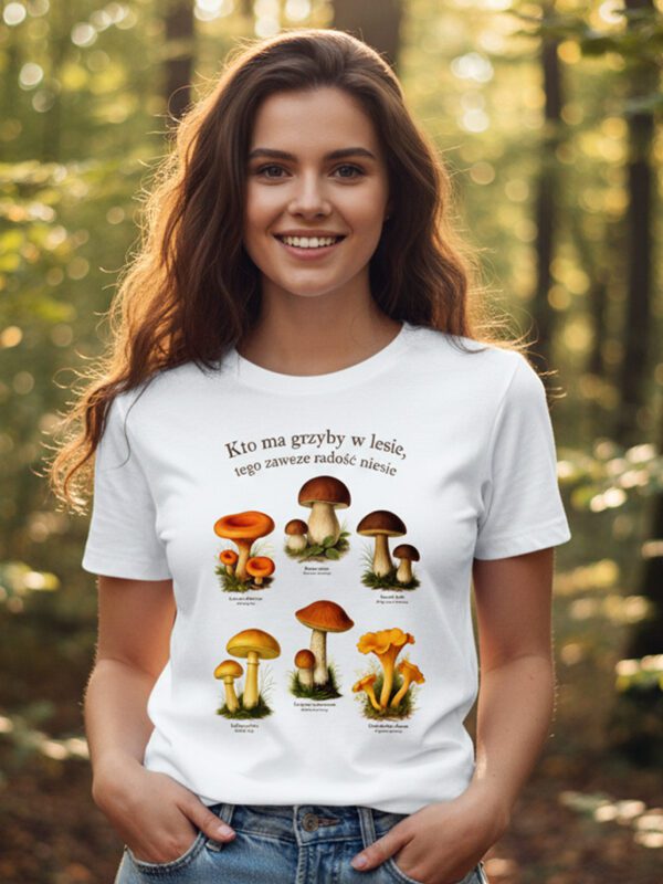 Na grzyby - Koszulki damskie - idealny t-shirt na prezent